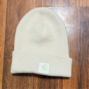 Carhartt Kids Beige Knit Beanie